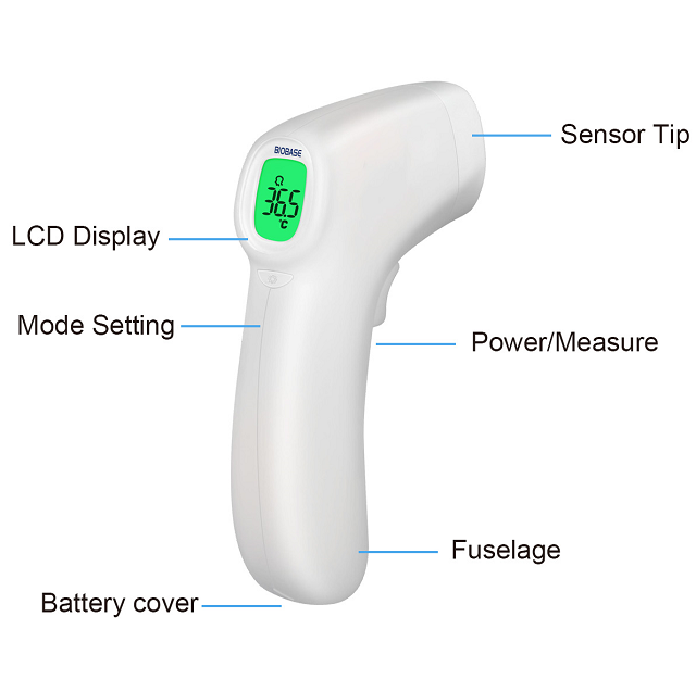 CE Certified Digital Non Contacting Infrared Thermometer 