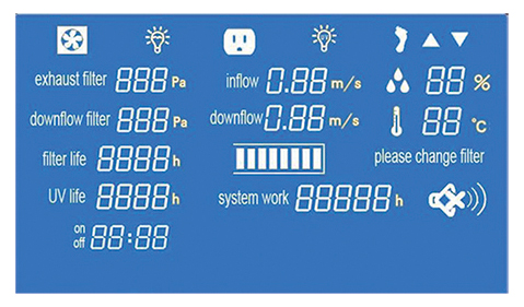 LCD Display Cytotoxic Safety Cabinet 11234BBC86